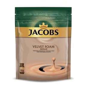 Jacobs Velvet Gold Foam Kahve 70GR (6 Lı Set)