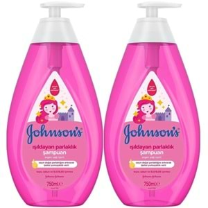 Johnsons Baby Bebek Şampuanı 750ML Işıldayan Parlaklık (2 Li Set)