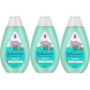 Johnsons Baby Bebek Şampuanı 500ML Kral Şakir Söz Dinleyen Saçlar (3 Lü Set)