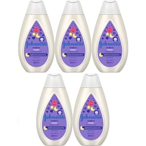 Johnsons Baby Bedtime Bebek Losyon 300ML (5 Li Set)