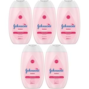 Johnsons Baby Bebek Losyon 300ML (5 Li Set)