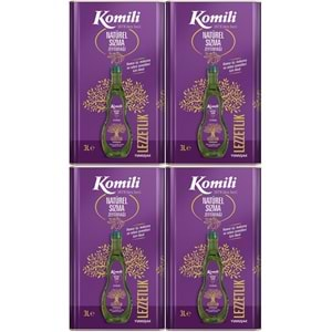 Komili Zeytinyağı 12LT Natural Ege Sızması (Teneke) (4PK*3LT)