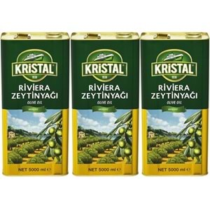 Kristal Zeytinyağı 15LT Riviera (Teneke) (3PK*5LT)