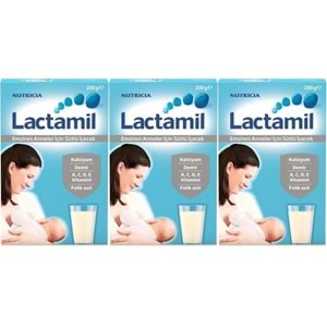 Nutrıcıa Lactamil 200GR (Emziren Anneler İçin Sütlü İçeçek) (3 Lü Set)