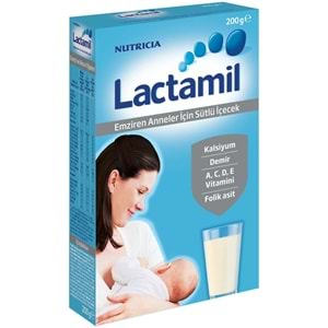 Nutrıcıa Lactamil 200GR (Emziren Anneler İçin Sütlü İçeçek) (9 Lu Set)