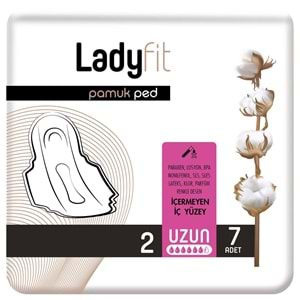 Ladyfit Pamuk Ped Uzun 3 Lü Set (İç Adet 21) (3PK*7)