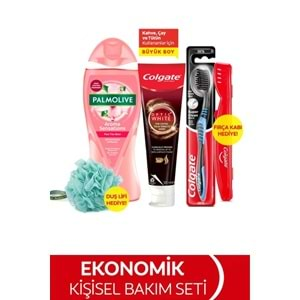 Lionesse Banyo Lifi + Palmolive & Colgate Avantaj PK (Diş Macunu 125ML+Diş Fırçası+Saklama Kabı+Duş Jeli 750ML)