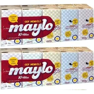 Maylo Cep Kağıt Mendil 20 Li Set (2PK*10)