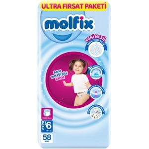 Molfix Külot Bebek Bezi Beden:6 (15+Kg) Extra Large 232 Adet Avantaj Ultra Fırsat Pk