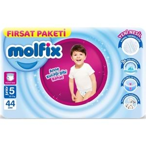 Molfix Külot Bebek Bezi Beden:5 (12-17KG) Junior 176 Adet Avantaj Fırsat Pk