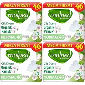 Molped Pure&Soft Hijyenik Ped Normal 184 (4PK*46) Adet Mega Pk