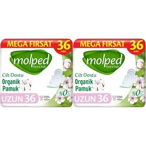 Molped Pure&Soft Hijyenik Ped Uzun 72 (2PK*36) Adet Mega Pk