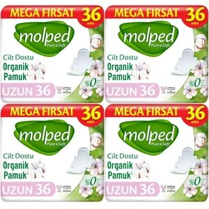 Molped Pure&Soft Hijyenik Ped Uzun 144 (4PK*36) Adet Mega Pk