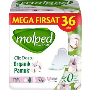 Molped Pure&Soft Hijyenik Ped Uzun 144 (4PK*36) Adet Mega Pk