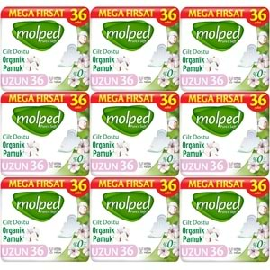 Molped Pure&Soft Hijyenik Ped Uzun 324 (9PK*36) Adet Mega Pk