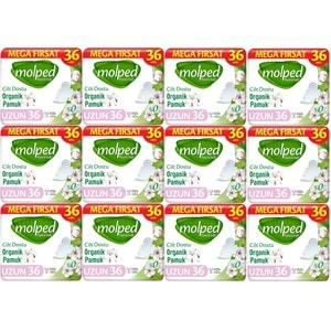 Molped Pure&Soft Hijyenik Ped Uzun 432 (12PK*36) Adet Mega Pk