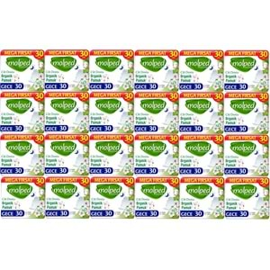 Molped Pure&Soft Hijyenik Ped Gece 720 (24PK*30) Adet Mega Pk