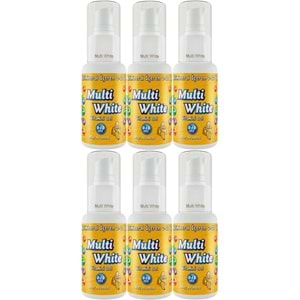 Multi White Diş Macunu 50ML Muz Aromalı Bol Vitaminli (0-10 Yaş) (6 Lı Set)