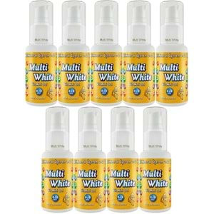 Multi White Diş Macunu 50ML Muz Aromalı Bol Vitaminli (0-10 Yaş) (9 Lu Set)