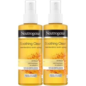 Neutrogena Soothing Clear Yüz Bakım Nemlendirici Tonik Spreyi 125ML (2 Li Set)