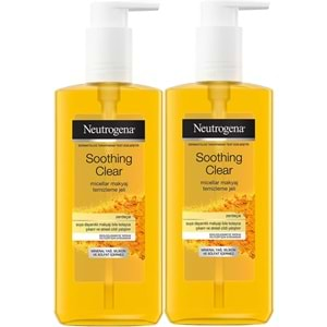 Neutrogena Soothing Clear Micellar Yüz Temizleme Jeli 200ML (2 Li Set)