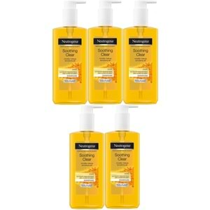 Neutrogena Soothing Clear Micellar Yüz Temizleme Jeli 200ML (5 Li Set)