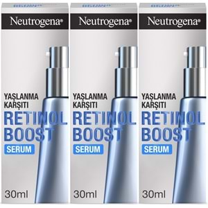 Neutrogena Retinol Boost Serum Antiaging 30ML (Yaşlanma Karşıtı Serum) (3 Lü Set)