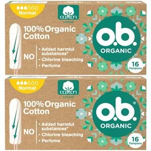 O.B Organic Normal Tampon 32 Li Set (2PK*16)