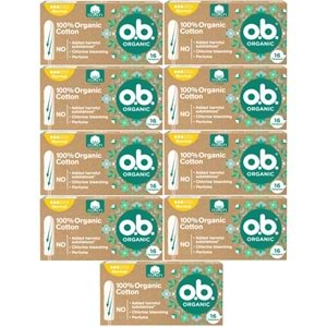 O.B Organic Normal Tampon 144 Lü Set (9PK*16)