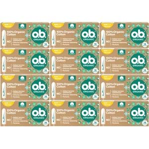 O.B Organic Normal Tampon 192 Li Set (12PK*16)