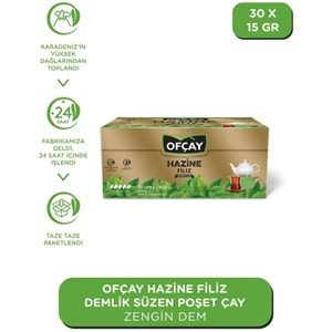 Ofçay Hazine Zengindem Demlik Poşet Siyah Çay 150 Adet*15GR (5PK*30)