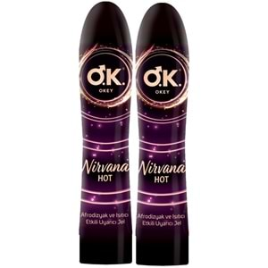 Okey Kayganlaştırıcı Jel 100ML Nirvana Hot (2 Li Set)