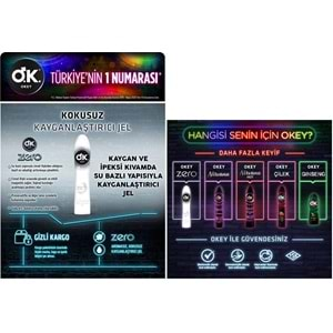 Okey Kayganlaştırıcı Jel 100ML Zero (2 Li Set)