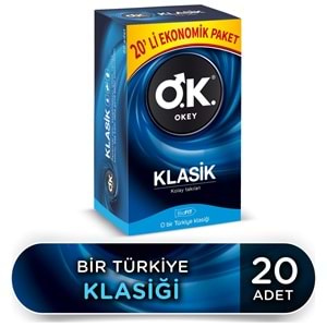 Okey Prezervatif 120 Adet Klasik Ekonomik Pk (6 Lı Set)