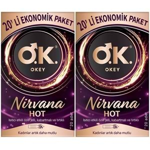 Okey Prezervatif 40 Adet Nirvana Ekonomik Pk (2PK*20)