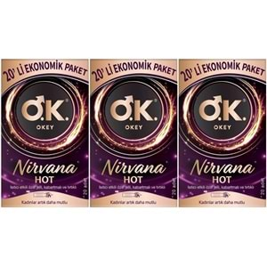 Okey Prezervatif 60 Adet Nirvana Ekonomik Pk (3PK*20)