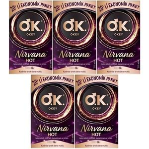 Okey Prezervatif 100 Adet Nirvana Ekonomik Pk (5PK*20)