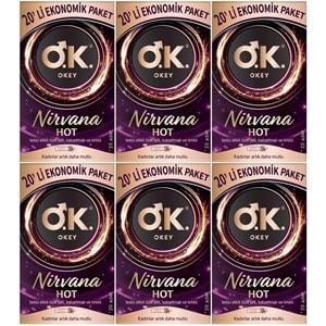 Okey Prezervatif 120 Adet Nirvana Ekonomik Pk (6PK*20)