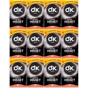 Okey Prezervatif 240 Adet Ultra Hisset Ekonomik Pk (12PK*20)