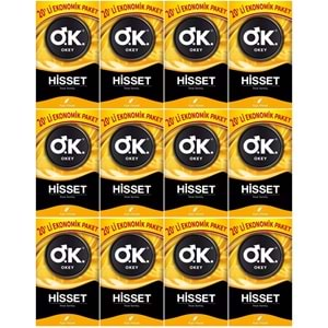 Okey Prezervatif 240 Adet Hisset Ekonomik Pk (12 Li Set)