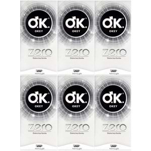 Okey Prezervatif 60 Adet Zero (Ekstra İnce Formlu) (6PK*10)