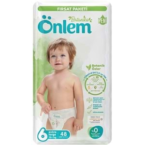 Önlem Bebek Bezi Botanika Beden:6 (15+KG) Extra Large 192 Adet Avantaj Fırsat Pk