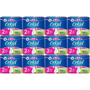 Orkid Hijyenik Ped Ultra Extra Koruma Uzun 84 Adet (12PK*7)