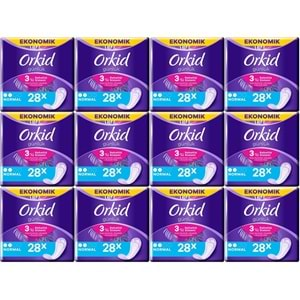 Orkid Günlük Ped Günlük Koruma Normal 336 Adet Ekonomik Paket (Tekli Paketlerde) (12PK*28)