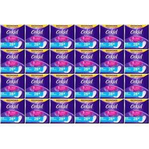 Orkid Günlük Ped Günlük Koruma Normal 672 Adet Ekonomik Paket (Tekli Paketlerde) (24PK*28)