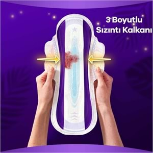 Orkid Platinum Hijyenik Ped Gece Extra 70 Adet (5PK*14) Süper Ekonomik Pk