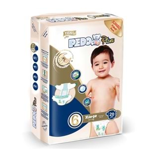 Pedo Plus Bebek Bezi Beden:6 (15+KG) Extra Large 100 Adet Jumbo Mega Pk