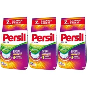 Persil Matik Toz Çamaşır Deterjanı 21KG Color/Renkli (138 Yıkama) (3PK*7KG)