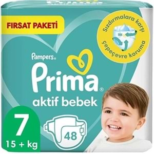 Prima Bebek Bezi Beden:7 (15+KG) XX Large 192 Adet Avantaj Fırsat Pk