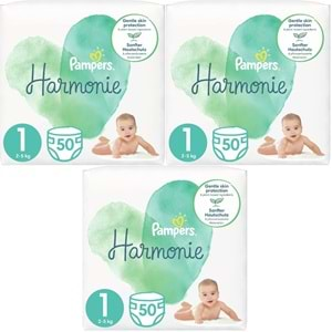 Prima Pampers Harmonie Bebek Bezi Beden:1 (2-5Kg) Yeni Doğan 150 Adet Aylık Ultra Fırsat Pk